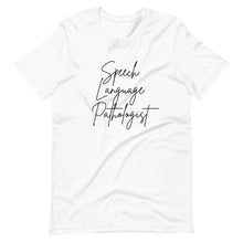 Load image into Gallery viewer, Cursive Speech-Language Pathologist Tee
