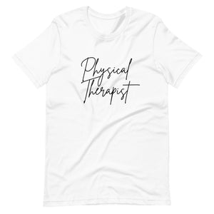 Cursive Physical Therapist Tee