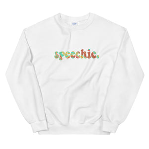 Marbled Speechie Crewneck