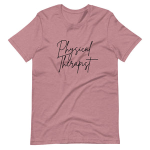 Cursive Physical Therapist Tee