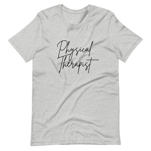 Cursive Physical Therapist Tee