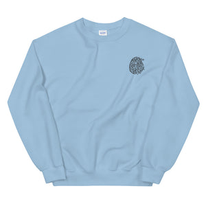 Right & Left Brain Embroidered Crewneck