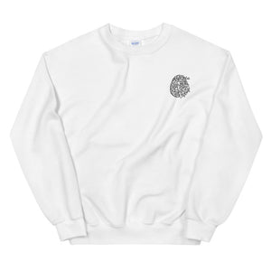 Right & Left Brain Embroidered Crewneck