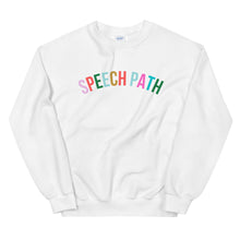 Load image into Gallery viewer, Multi-Colored Speech Path Sweatshirt
