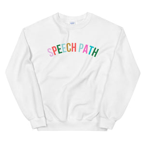 Multi-Colored Speech Path Sweatshirt