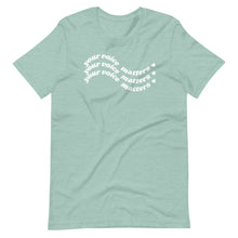 Load image into Gallery viewer, Your Voice Matters Wavy Tee
