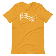 Load image into Gallery viewer, Your Voice Matters Wavy Tee
