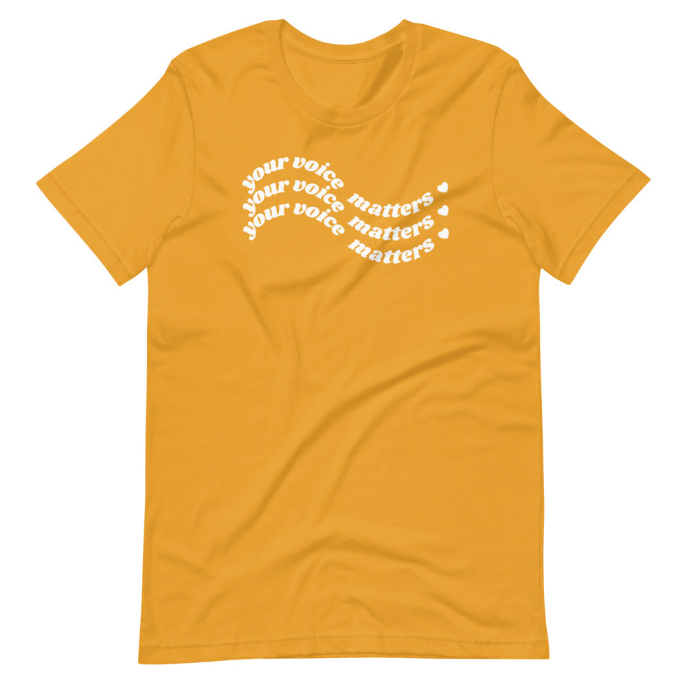 Your Voice Matters Wavy Tee