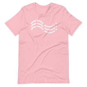 Your Voice Matters Wavy Tee